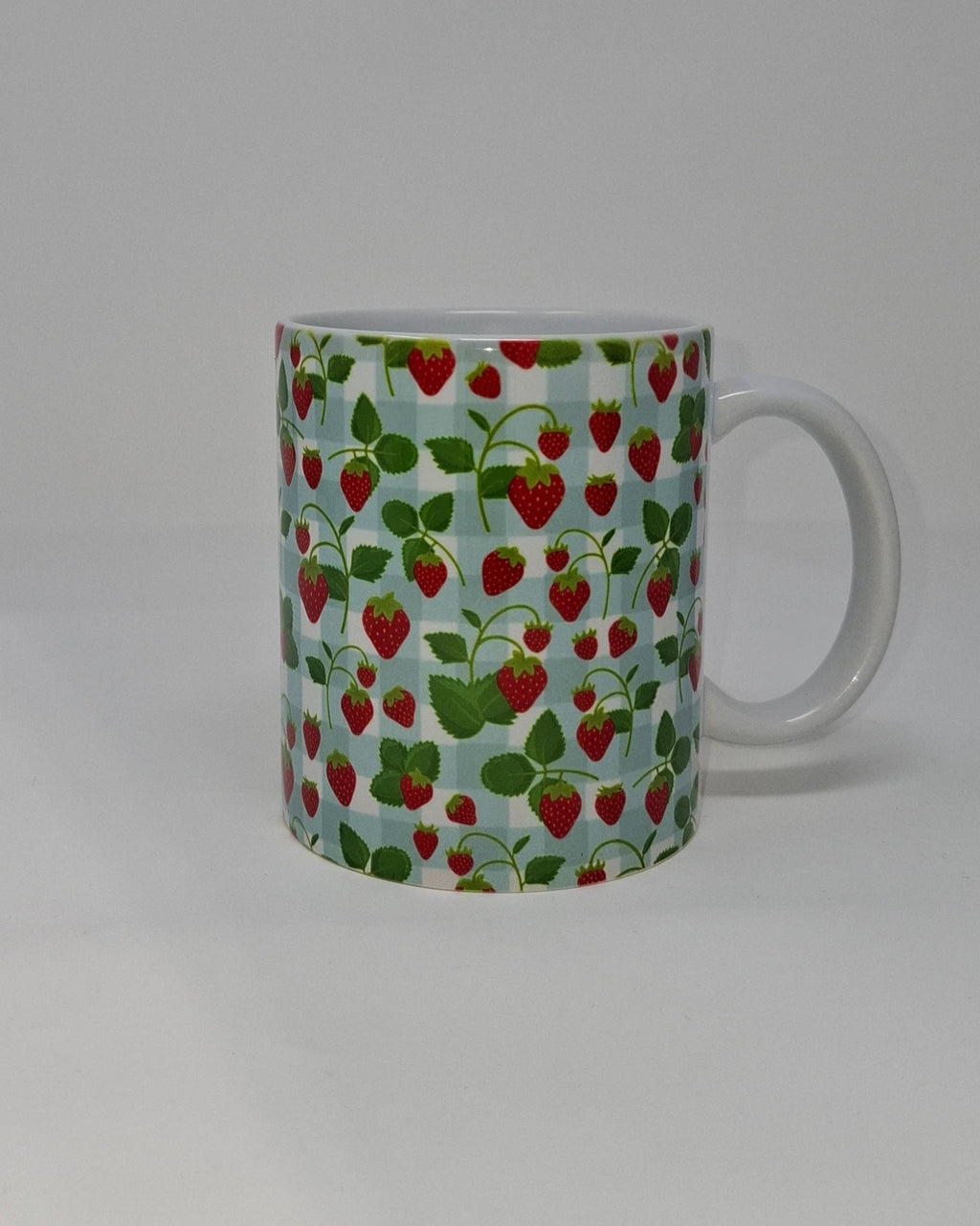 Strawberry Mug and Circular Coaster Set