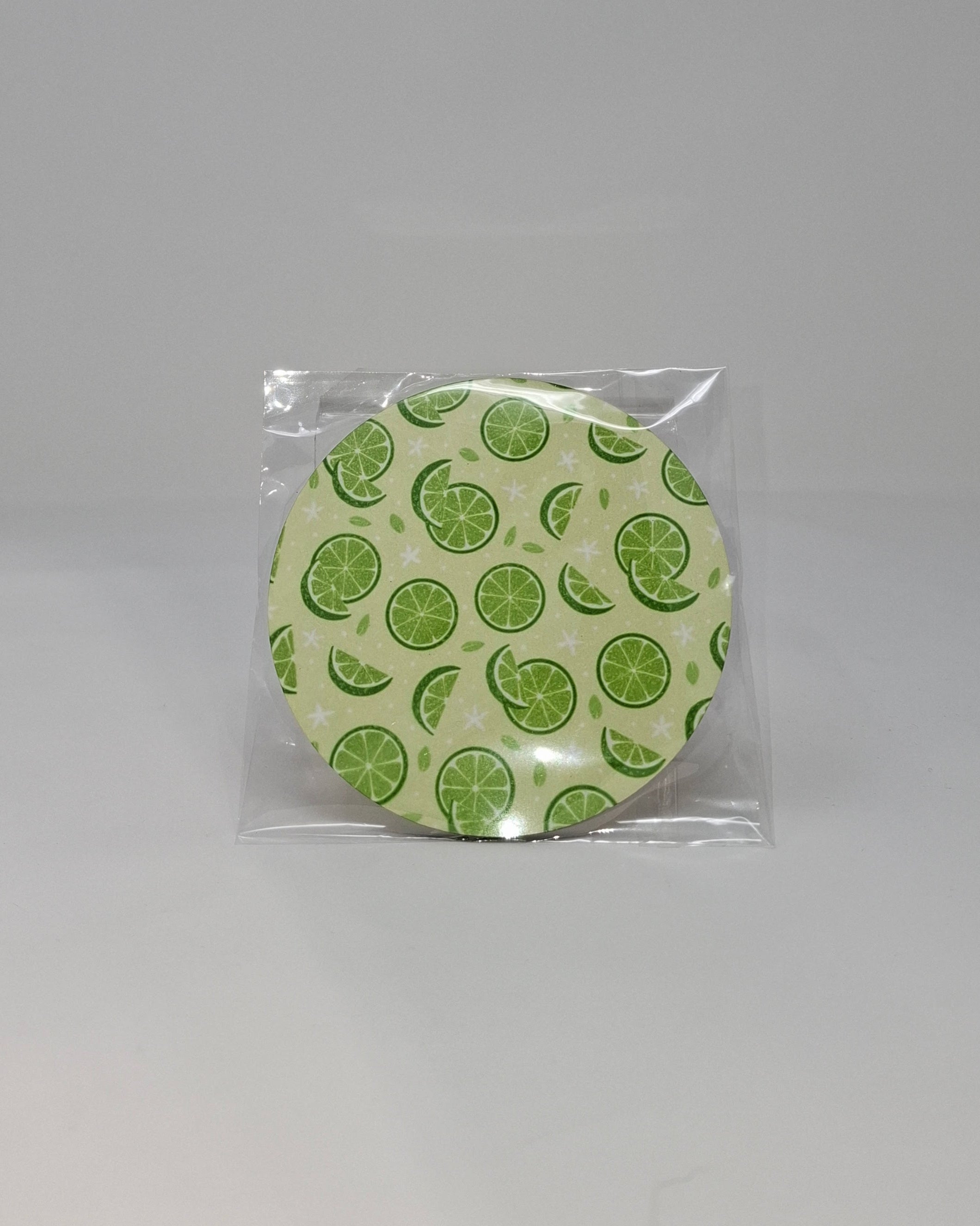 Lime Circular Coaster