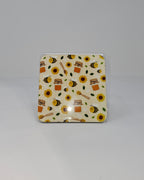 Yellow Bee Square Coaster