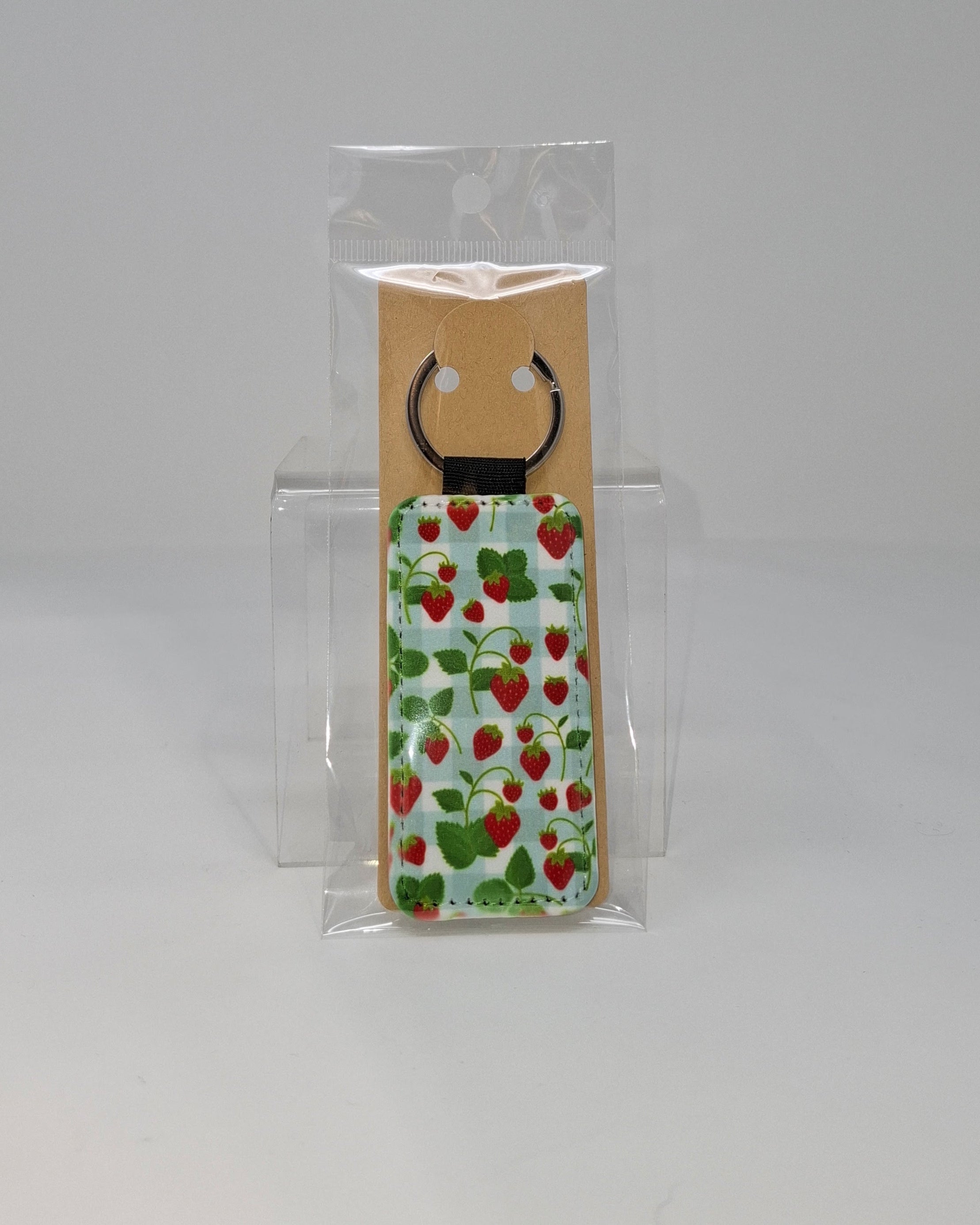 Strawberry Picnic Keychain