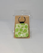 Lime Square Keychain