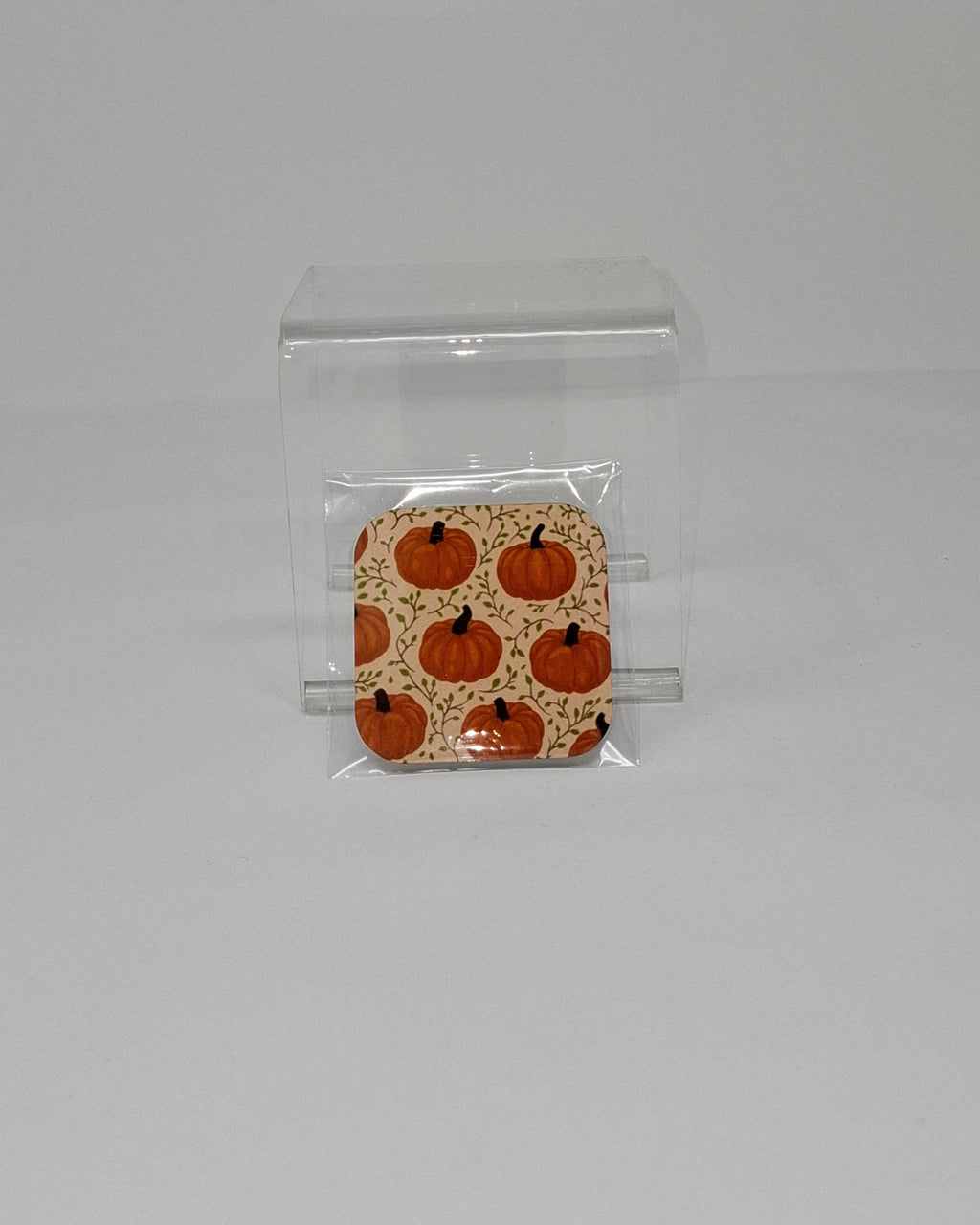 Pumpkin with Vines Fridge Magnet