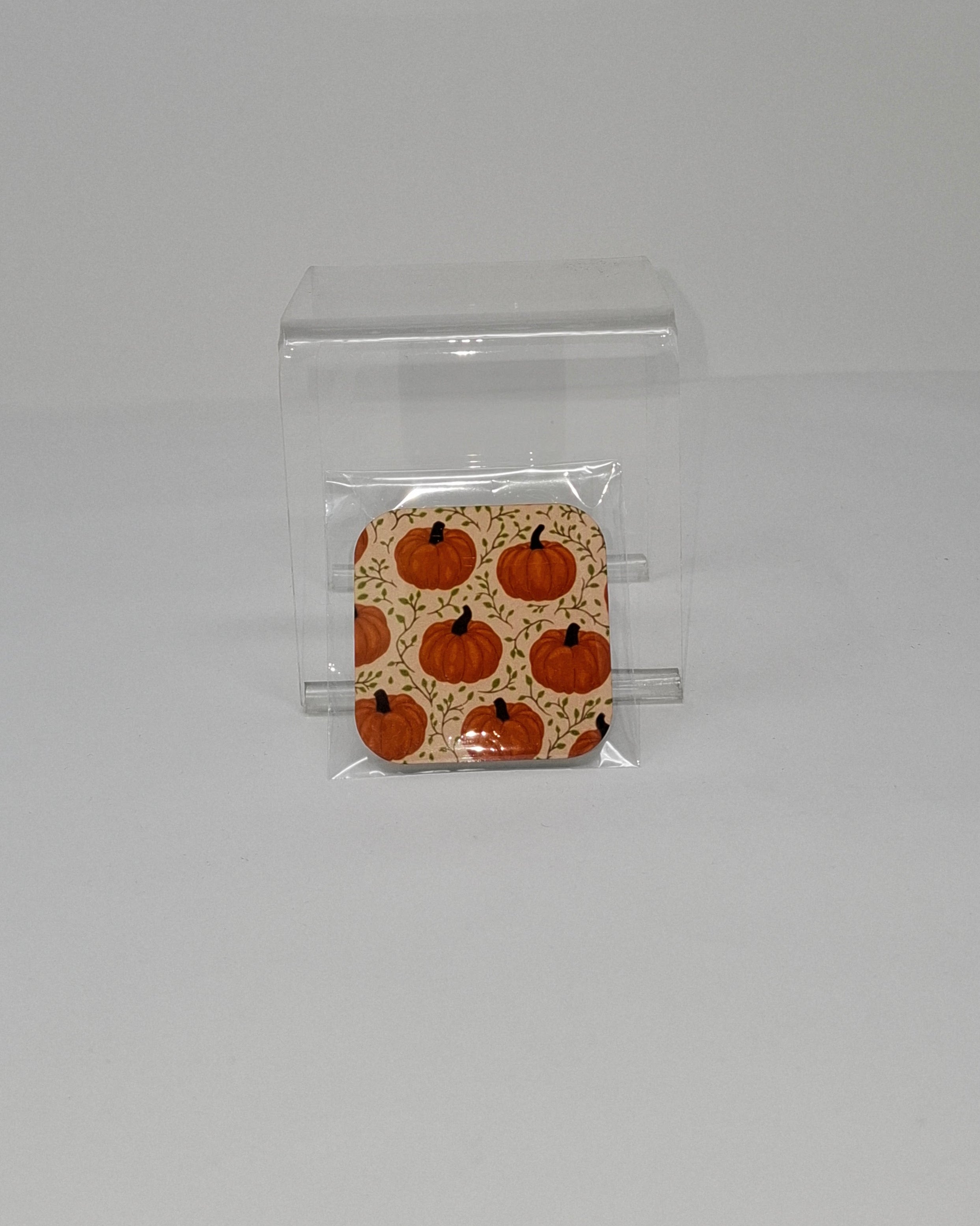 Pumpkin with Vines Fridge Magnet