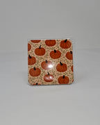 Pumpkin with Vines Square Coaster