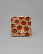 Pumpkin with Vines Square Coaster