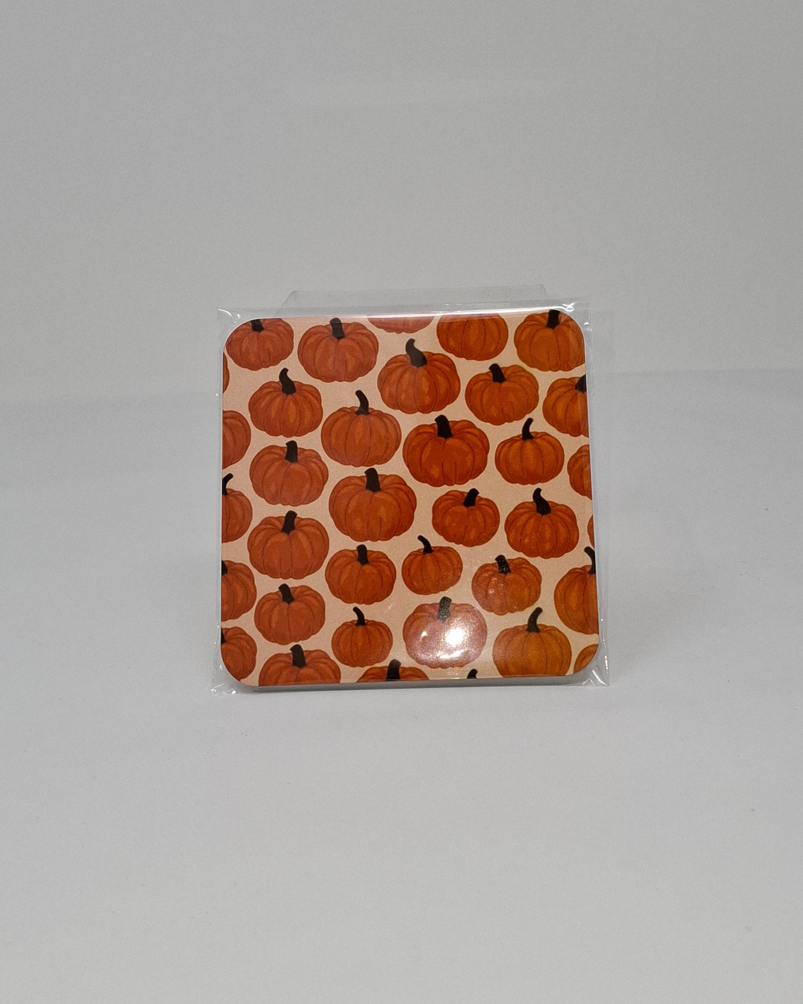 Pumpkin Mug and Square Coaster Set