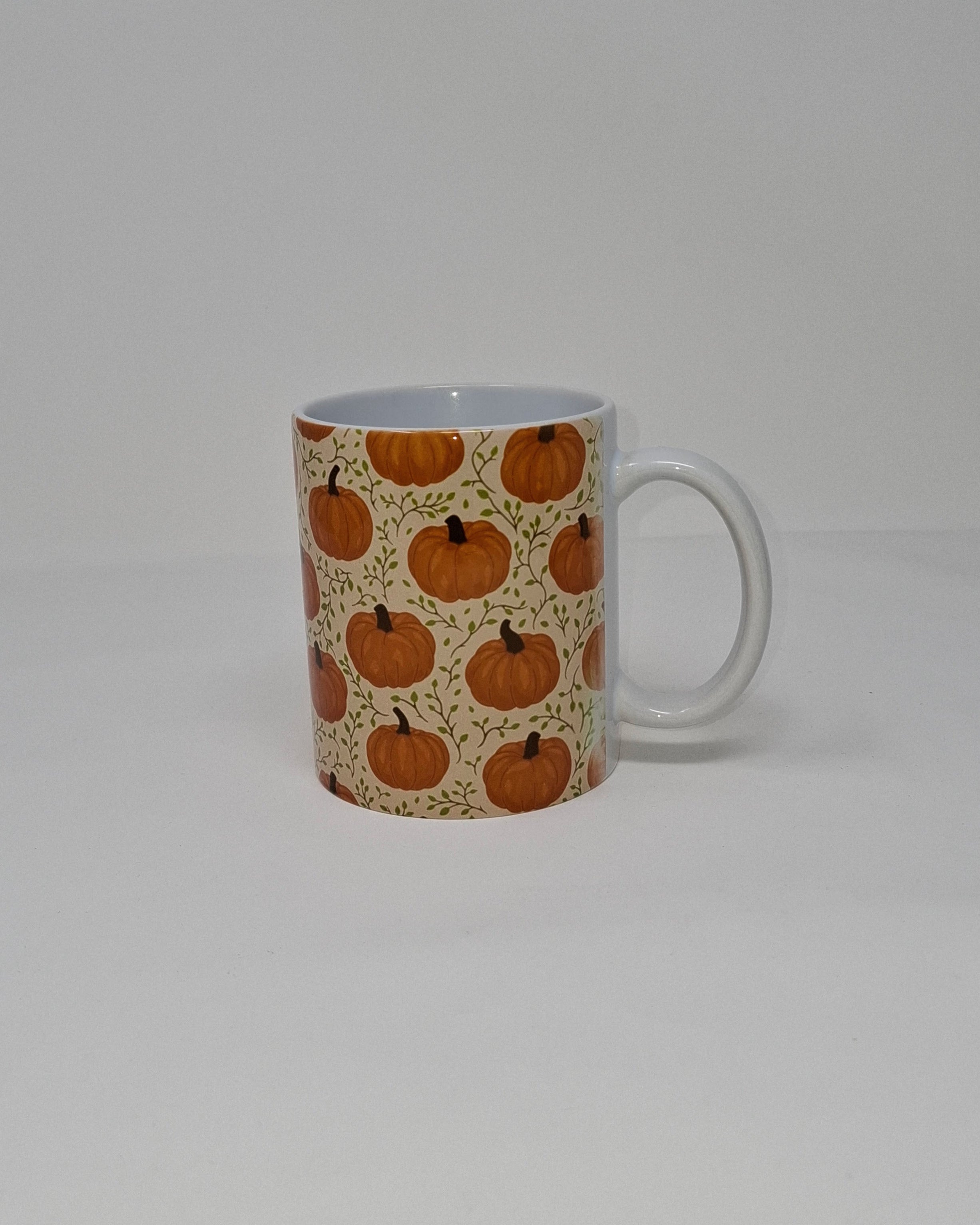 Pumpkin with Vines Mug