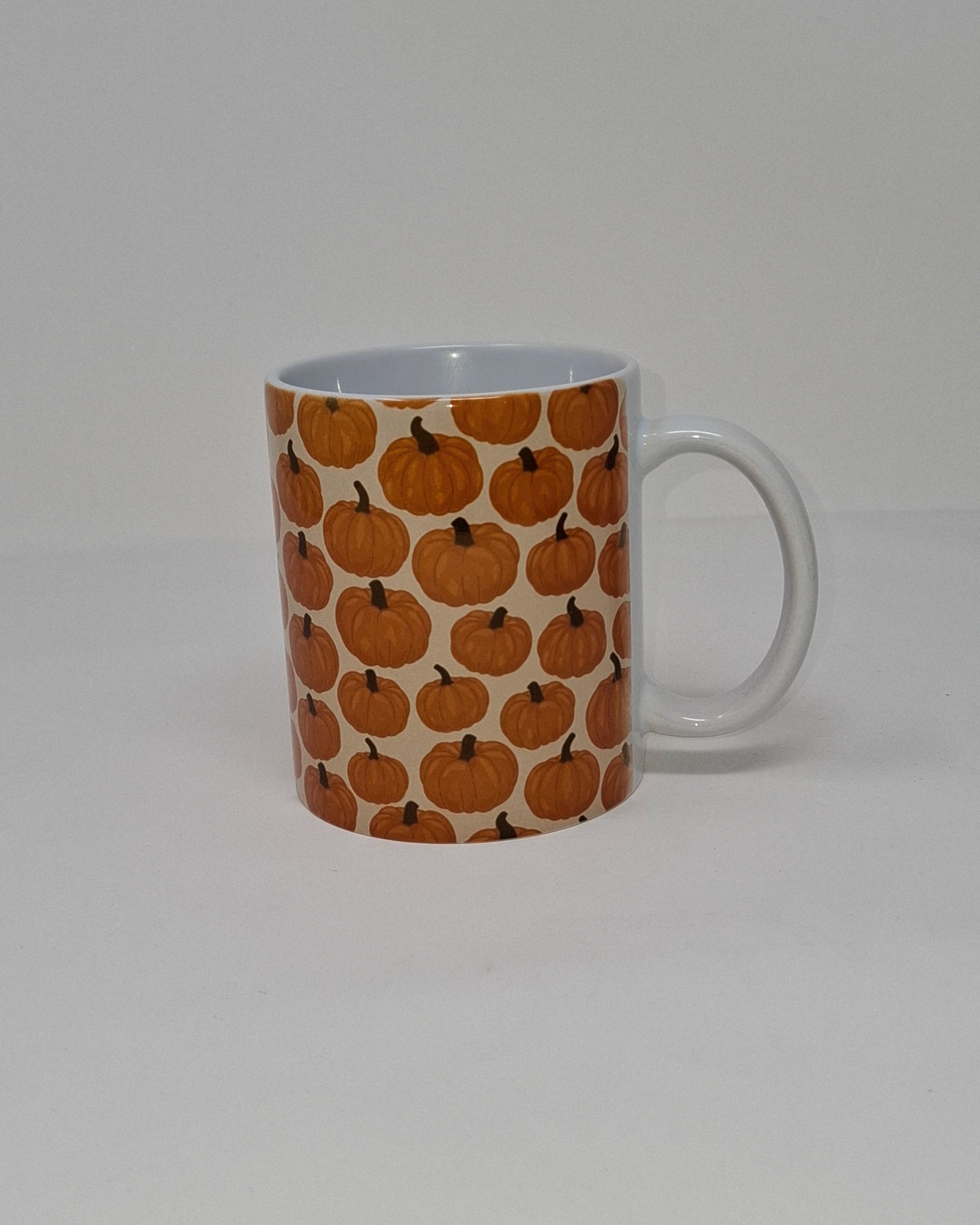 Pumpkin Mug and Square Coaster Set