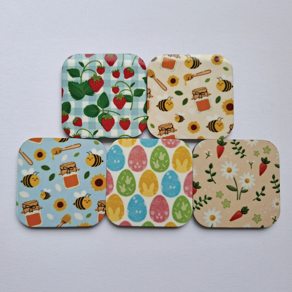 Strawberry Picnic Fridge Magets