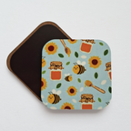 Blue Bee Fridge Magnet