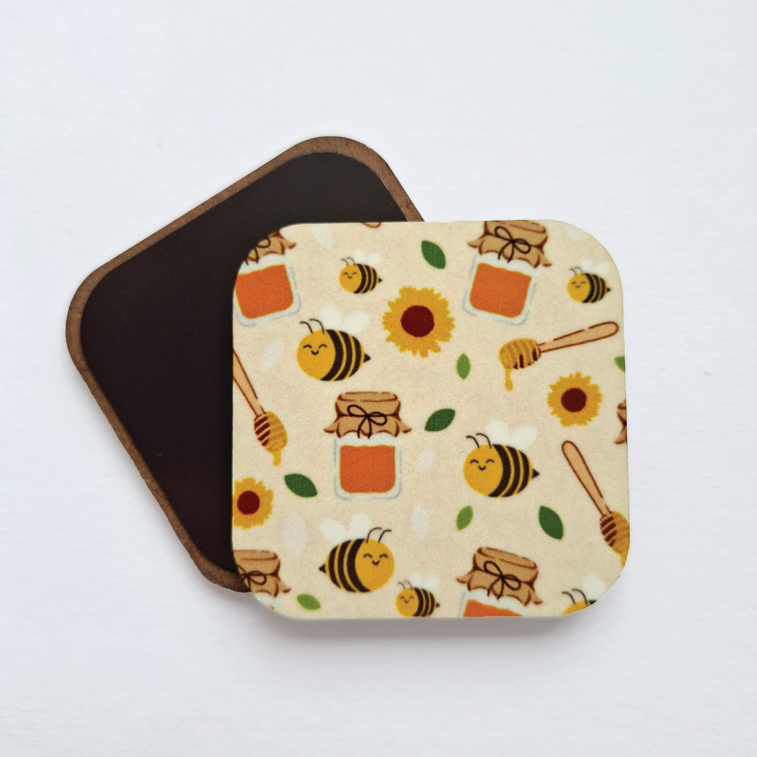 Yellow Bee Fridge Magnet