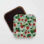 Strawberry Picnic Fridge Magets