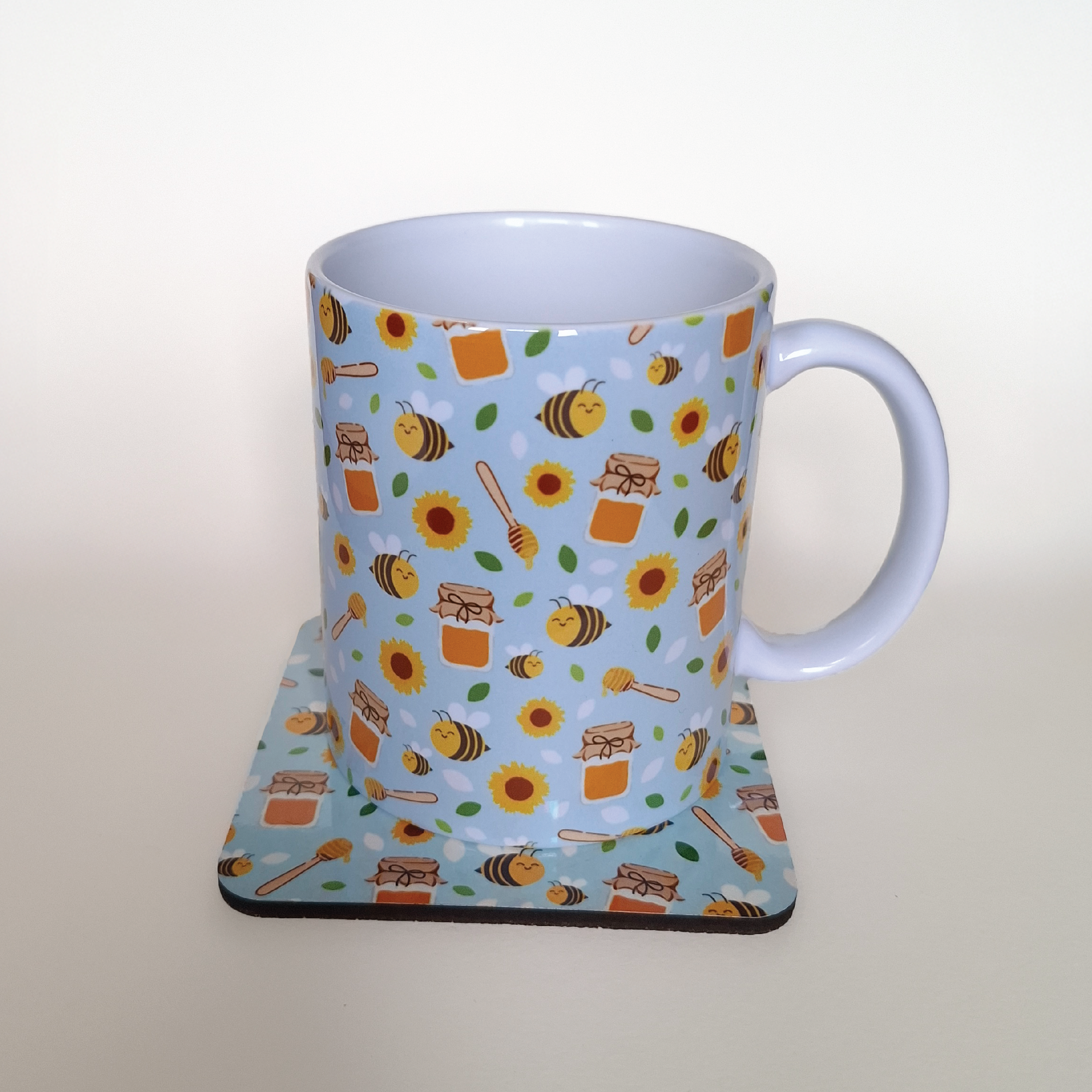 Blue Bee Mug