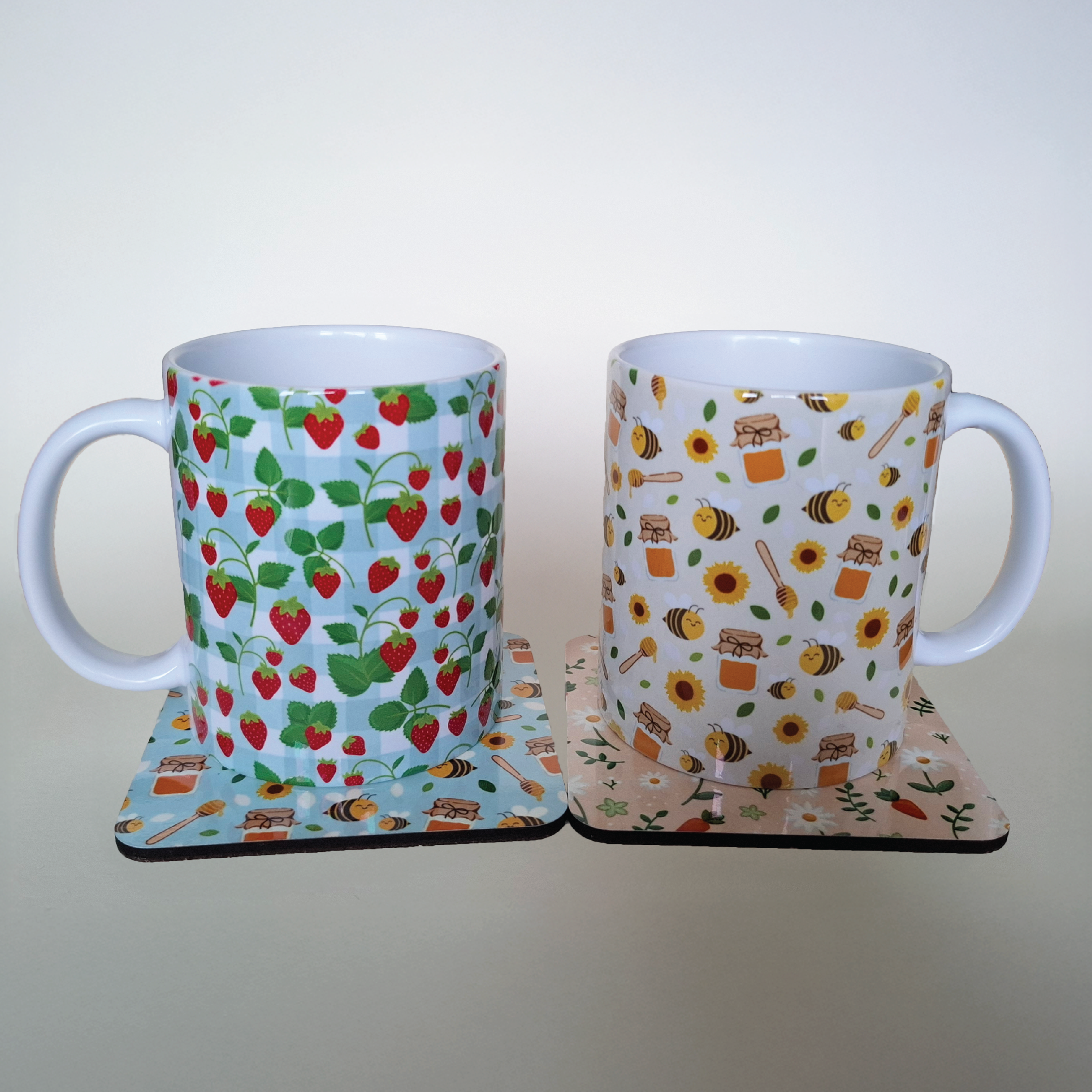 Blue Bee Mug